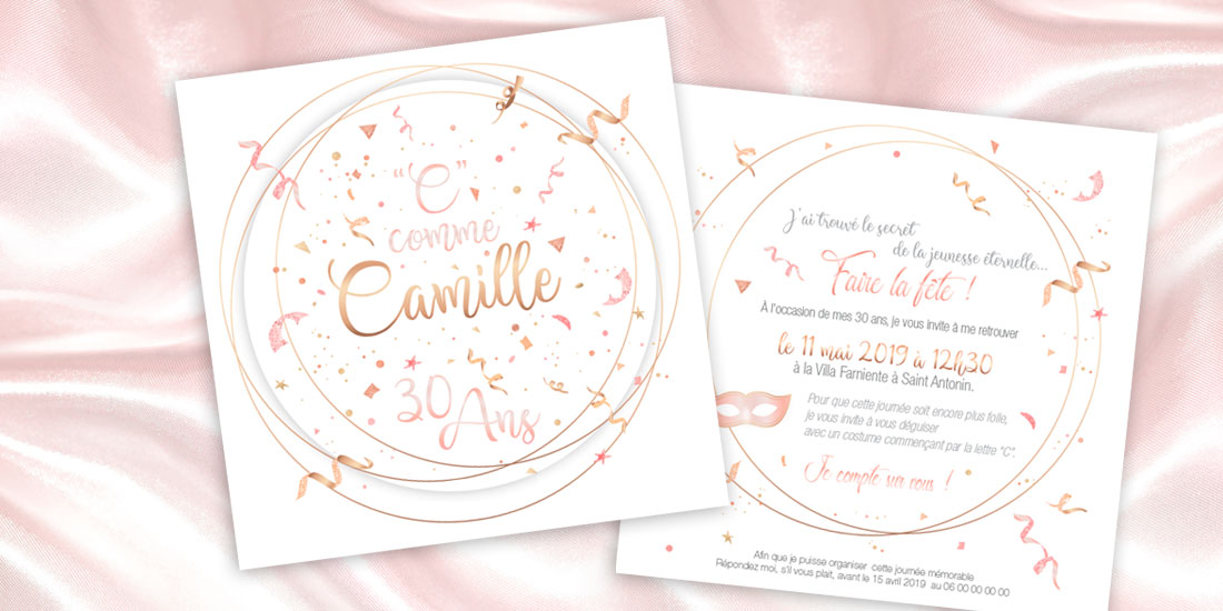 Faire-part de Naissance 210x100mm