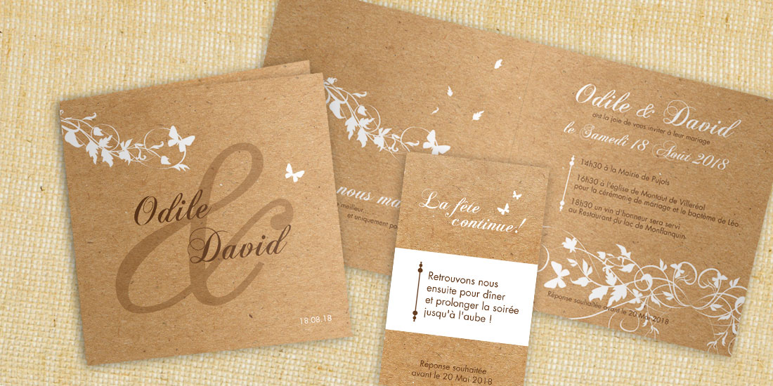 Faire-part de Mariage